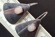silver earrings