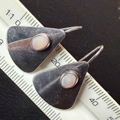 silver earrings