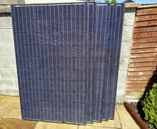 Solar PV Panels 5x 250W With inverter and isolator