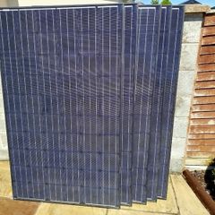 Solar PV Panels 5x 250W With inverter and isolator