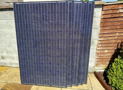 Solar PV Panels 5x 250W With inverter and isolator