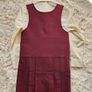 Girls School Wine Pinafore 6-7 Years + FREE Shirt Image 4
