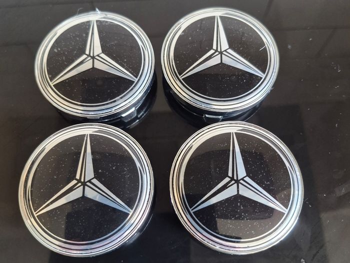 Mercedes caps - 60mm (For Aftermarket) FREE POST