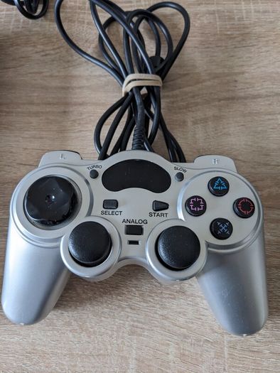 PS2 console with controller