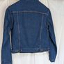 Hardball Jeanswear Womens Blue Denim Trucker Jacket Size 12 Button Front Image 6
