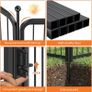 8 Panel Dog Pen, High 80cm Puppy Play Pen Indoor/Outdoor, Portable Detachable Pet Exercise Playpen, Pet Run Enclosures for Puppies, Cats, Rabbits and Other Animals 56 by 80 cm Image 5