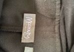 Black maternity work trousers