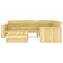 2 Piece Garden Lounge Set Impregnated Pinewood Image 2