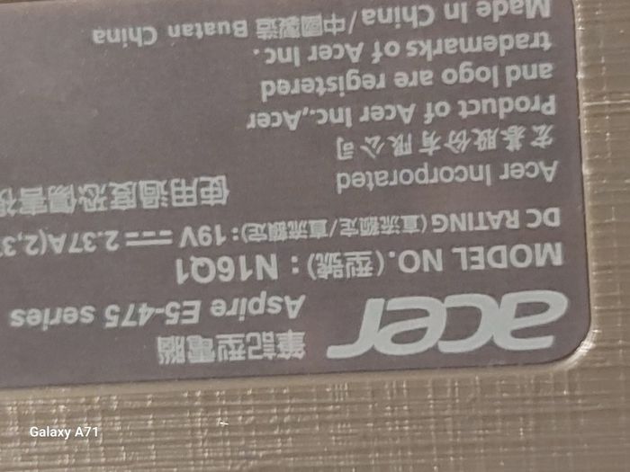 ACER ASPIRE E5-475, Intel Core i3-6006U CPU, 2.0 GHz, 8GB Ram, 900GB HDD, Windows 10, Microsoft Edge, Chrome