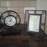 Wrought Iron Clock and Photo Frame Image 3
