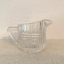 Antique Art Deco Clear Glass Creamer 1920s Image 2