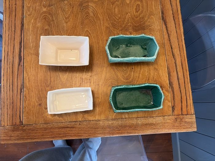 Original McCoy Mid-Century Americana Planters