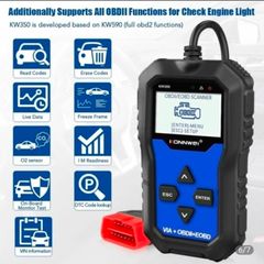 KONNWEI KW350 OBD2 Diagnostic Scanner for Car VAG VW Audi Seat Skoda ABS Airbag Reset Oil Service Light EPB Diagnostic Tool Electric Handbrake reset