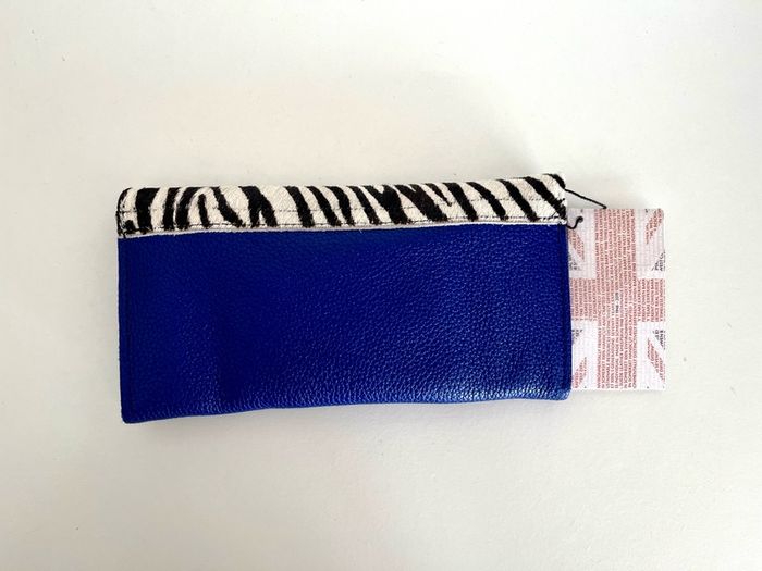 Owen Barry Zebra Malibu purse, new