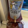 Very Rare Vintage Conac Glass & Timber Decanter Set Image 2