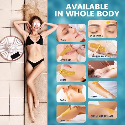 Brand New Hair Removal Wax Heater Wax Hair Removal Kit With 30 spatulas.