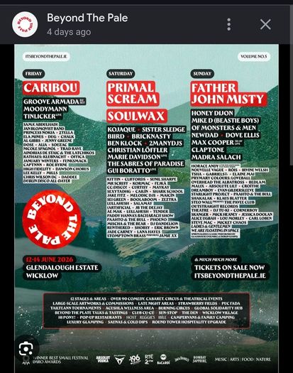 Beyond the Pale Weekend Camping Ticket