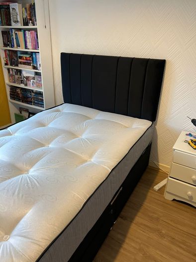 New 5ft King Size Divan Beds. Mattresses. With Optional Storage Drawers Available In Stock