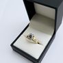 Vintage 18ct Yellow Gold Sapphire & Diamond Ring Image 3