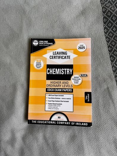 Chemistry higher and ordinary level 2026 edco exam papers