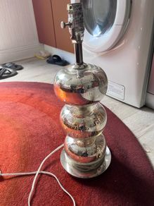 West Elm glass lamp base