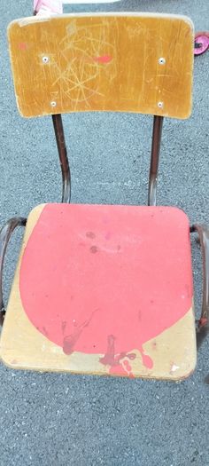 Four School Chairs