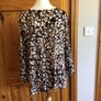 F&FLadies Black Brown Beige Sparkle Dressy party special occassion top size 22 Image 3
