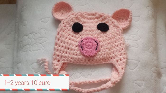 Handmade baby/children's hats 1-2 years