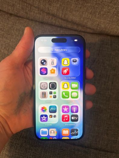iPhone 16 black unlocked 128gb, 91% battery health