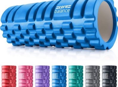 Core Balance Foam Roller For Deep Tissue Muscle Massage, Trigger Point Grid Sports Massager, Fitness Gym Physio