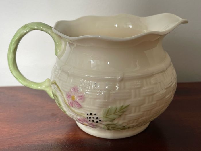 Vintage Belleek milk jug