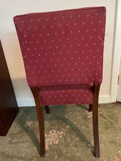 2 upholstered dining chairs