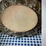 Vintage Kettle & Vintage Fruit Tray with Wooden Inset. Image 6