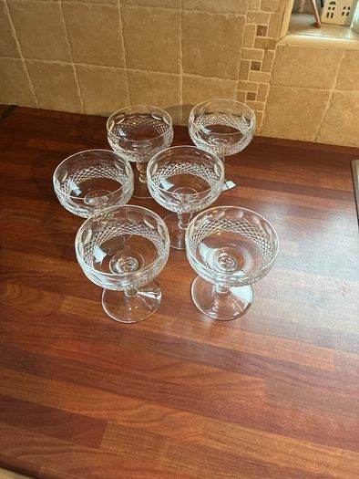 Waterford crystal champagne glasses