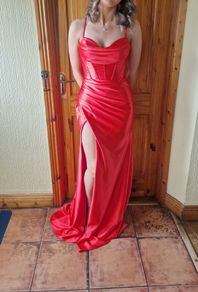 red debs dress