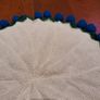 Crochet + knitting Bouquet Blanket with 36 roses 70 cm = 28 inches centre piece 40 euro vase not for sale not inclued Image 4