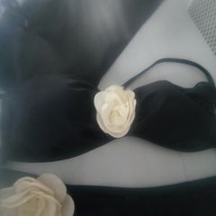 Black rose bikini