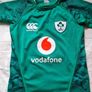 2016-17 Canterbury ireland rugby shirt Size 10 years Pit to pit 15" green in like new condition Image 4