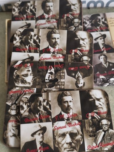 Vintage Pimpernel Irish Heritage Series Images Of Irish Writers Coasters Set Of 4 In Old Box
