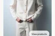 H&amp;M knitted white Cardigan