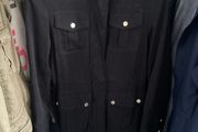 All Saints dark navy jacket