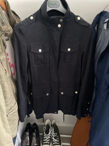 All Saints dark navy jacket