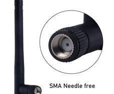 SMA Female Needlefree Antenna Replacement Antenna for IP Camera Recorder WiFi 2.4GHz 3dBi WiFi Antenna