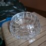CRAZY CHEAP Waterford Crystal Eagle & Waterford Crystal Tralee Bowl & Bronze Metal Art Nouveau period Vintage Large Candelabra - early 1900's Image 6