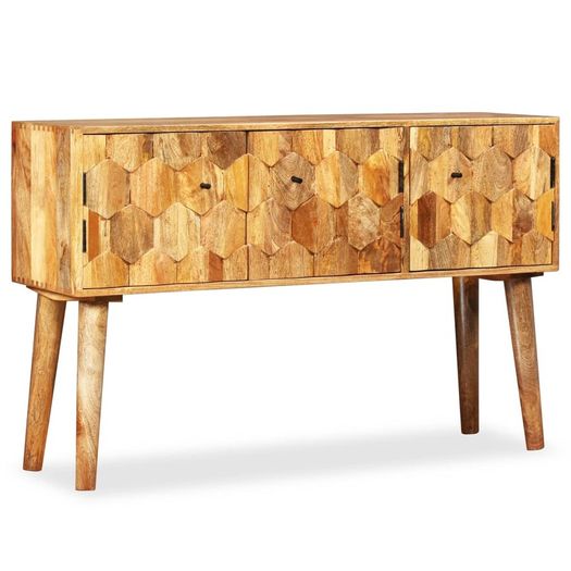 Sideboard Solid Mango Wood 118x35x75 cm