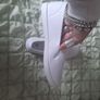 white canvas slip ons Image 2
