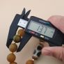 Vintage 2 Eyes Himalayan Tibetan & Unique Pattern Agate Beads Bracelet Image 4