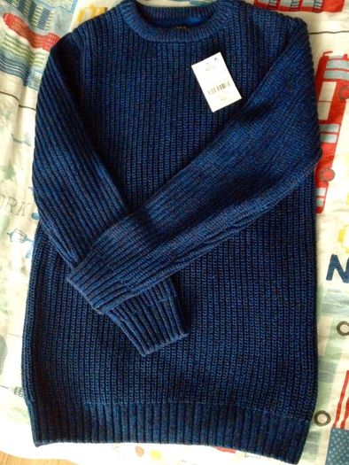BNWT...Next Boys Cotton Jumper in Royal Blue/Navy (9-10yrs)