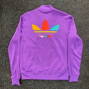 Adidas Zip Up Pharrell Williams Rainbow Collection PURPLE MEDIUM