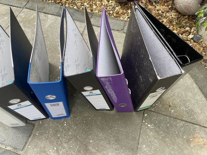 A4 ring binder folders